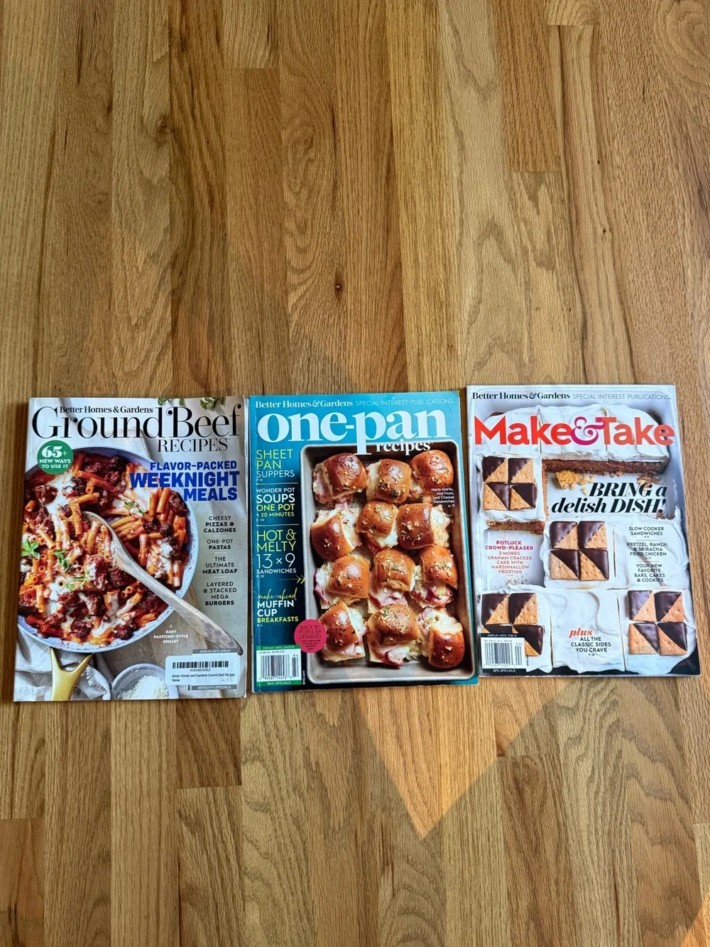 Bundle of Better Home and Garden Magazines Recipes